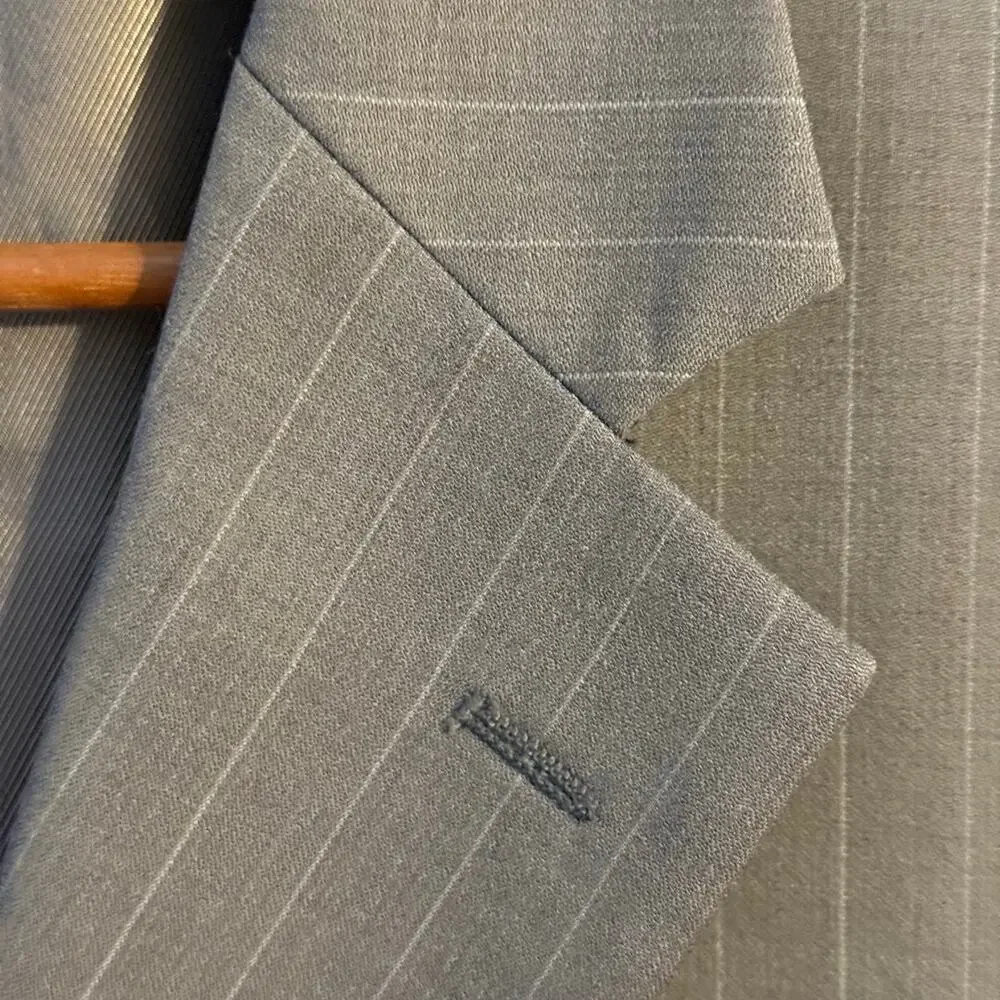 Oscar de la Renta Wool Blazer Mens Size 44R Tailored Fit Sport Coat